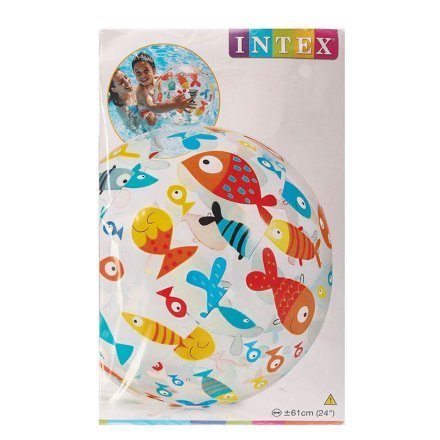 Надувной мяч Intex 59050 «Рыбки», 61 см - 3