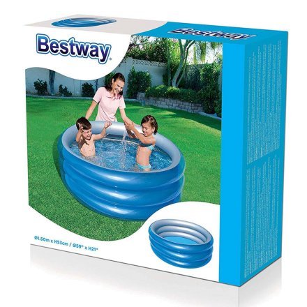 Дитячий надувний басейн Bestway 51041 "Метталік", 150 х 53 см - 3
