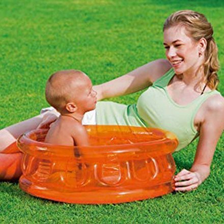 Дитячий надувний басейн Bestway 51112, оранжевий, 64 х 25 см - 3