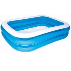 Дитячий надувний басейн Bestway 54005, 201 х 150 х 51 см, блакитний
