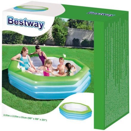 Детский надувной бассейн Bestway 54119, 251 х 51 см - 3