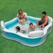 Дитячий надувний басейн Intex 56475-1, 229 х 229 х 66 см, з кульками 10 шт, сидіннями, підсклянниками - 3