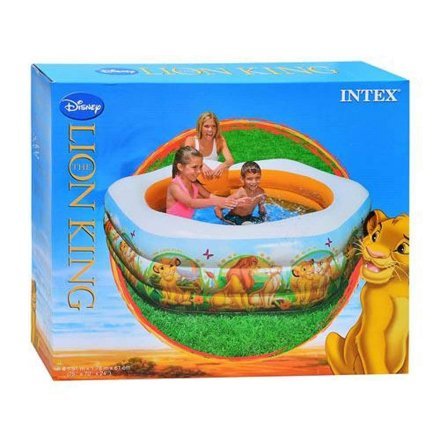 Дитячий надувний басейн Intex 57497 «Король Лев», 191 х 178 х 61 - 3