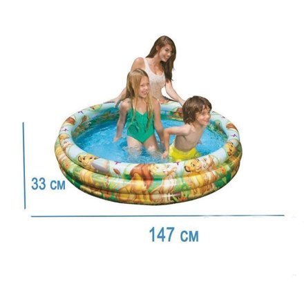 Дитячий надувний басейн Intex 58420 «Король Лев», 147 х 33 см - 4