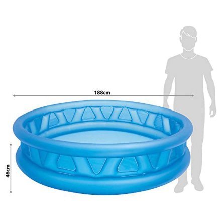 Дитячий надувний басейн Intex 58431 «Літаюча тарілка», 188 х 46 см - 3