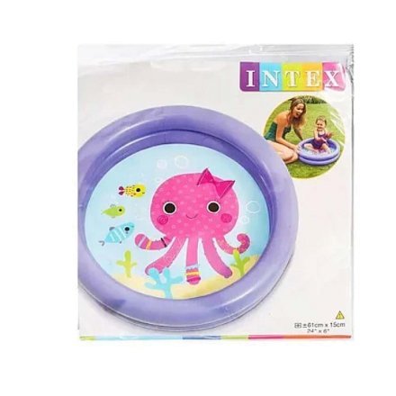 Дитячий надувний басейн Intex 59409, фіолетовий, 61 х 15 см - 2