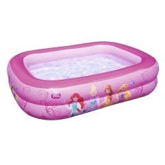 Дитячий надувний басейн Bestway 91056 «Принцеси», 201 х 150 х 51 см, рожевий