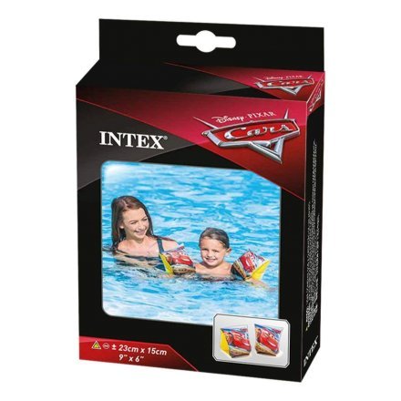 Нарукавники для плавания Intex 56652 «Тачки», M (3 - 6 лет), 23 х 15 см - 3