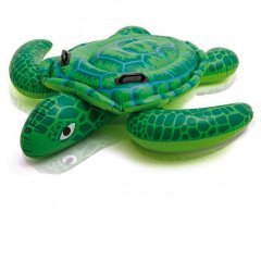 Детский надувной плотик для катания Intex 57524 «Черепаха», 150 х 127 см
