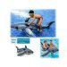 Дитячий надувний плотик для катання Intex 57525 «Біла Акула», 173 х 107 см - 4