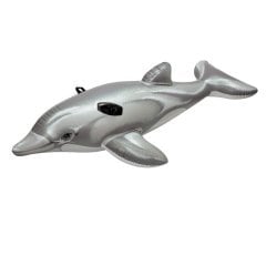 Детский надувной плотик для катания Intex 58535 «Дельфин», 175 х 66 см