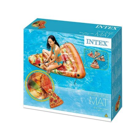 Пляжний надувний матрац Intex 58752 «Піца», серія «Фастфуд», 175 х 145 см - 7