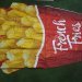 Пляжный надувной матрас Intex 58775 «Картошка фри», серия «Фастфуд» 175 х 132 см - 3