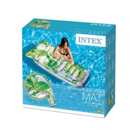 Пляжный надувной матрас Intex 58778 «Коктейль Мохито», 178 х 91 см - 7