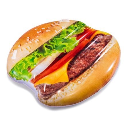 Пляжний надувний матрац Intex 58780 "Гамбургер", серія "Фастфуд", 145 х 142 см - 5