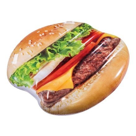 Пляжний надувний матрац Intex 58780 "Гамбургер", серія "Фастфуд", 145 х 142 см - 4