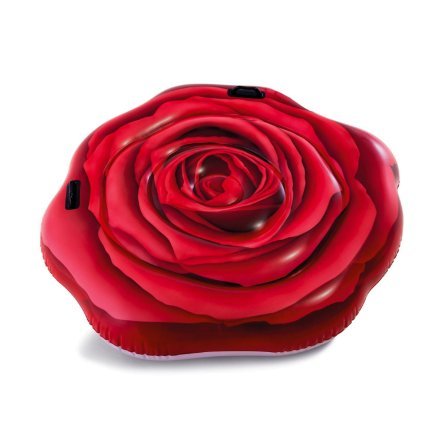 Пляжний надувний матрац Intex 58783 «Троянда», 137 х 132 см - 5