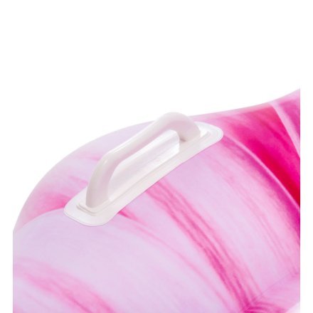 Пляжний надувний матрац Intex 58787 «Рожева Квітка», 142 х 142 см - 3