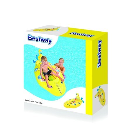 Дитячий надувний плотик для катання Bestway 41098 «Субмарина», 165 х 76 см - 6