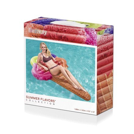 Пляжный надувной матрас Bestway 43183 «Мороженое», серия «Десерт», 188 х 130 см - 9