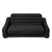 Надувной диван Intex 68566, 221 х 193 х 66 см. Флокированный диван трансформер 2 в 1 - 2