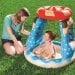 Дитячий надувний басейн Bestway 52270 «Цукерка» 91 х 91 х 89 см, з навісом - 2