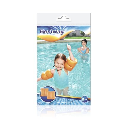 Нарукавники для плавання Bestway 32005, серія «Школа плавання», M (3 - 6 років), 20 х 20 см, оранжеві - 4
