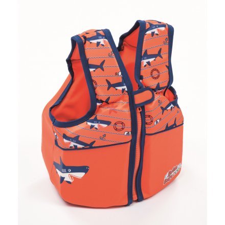 Детский костюм для мальчиков Bestway 32165, «Акула», S (3 - 8) 18 - 30 кг, оранжевый - 20