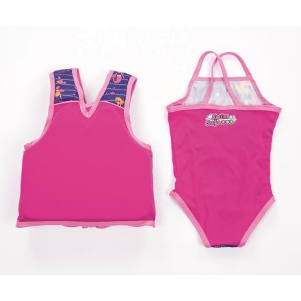 Детский костюм для девочек Bestway 32165, S (3 - 8) 18 - 30 кг, розовый - 20