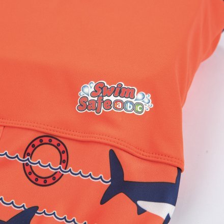 Дитячий костюм для хлопчиків Bestway 32168 (ПЕ піна), Акула, S/M (1 - 3 роки), 11 - 18 кг, помаранчевий - 12