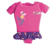 Детский костюм для девочек  Bestway 32168 (ПЭ пена),  «Русалочка», S/M (1 - 3 года), 11 - 18 кг, розовый