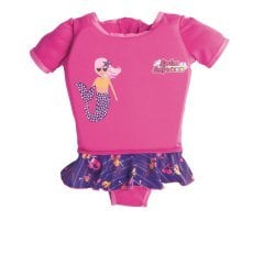Детский костюм для девочек  Bestway 32169 (ПЭ пена), «Русалочка», M/L (3 - 6 лет), 18 - 30 кг, розовый