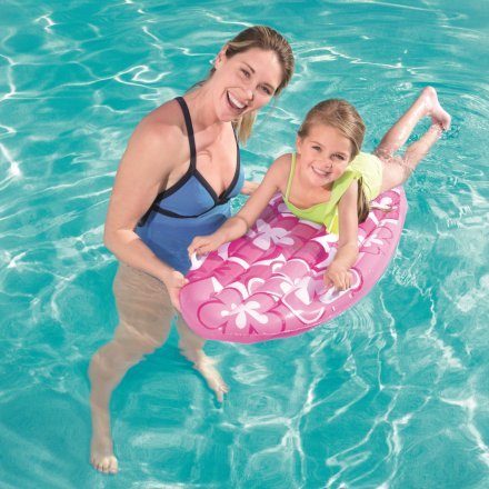Дитячий надувний плотик Bestway 42046 «Дошка для серфінгу», 114 х 46 см, рожевий - 2