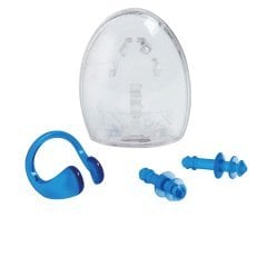 Беруші для вух, кліпса для носа Intex 55609, універсальні (8+), блакитний