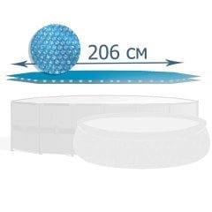 Теплозберігаюче покриття (солярна плівка) для басейну Intex 28010 (29020)