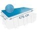 Теплозберігаюче покриття (солярна плівка) для басейну Intex 28029 (29029) - 1