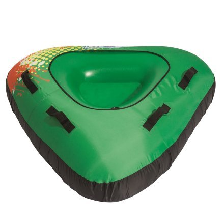 Одномісний надувний сани - тюбінг для катання Bestway 39053, 142 см, зелений - 3