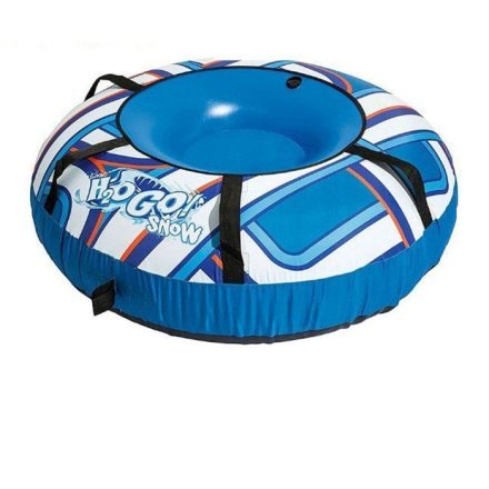 Одномісний надувний сани - тюбінг для катання Bestway 39055, 127 см, синій - 1