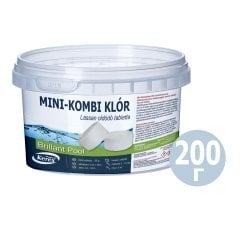 Таблетки для бассейна MINI «Комби хлор 3 в 1» Kerex 80033, 200 г (Венгрия). Препарат для очищення от слизи