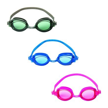 Дитячі окуляри для плавання Bestway 21048, розмір S (3+), обхват голови ≈ 48-52 см, сірі - 4