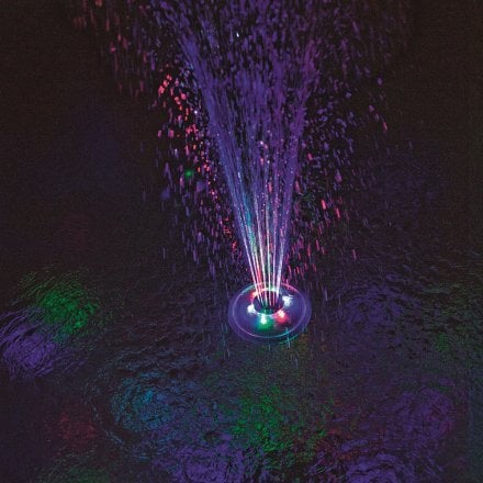 Плаваючий фонтан для басейну Bestway 58493 "Світлове Шоу" з LED підсвічуванням. Працює від акумулятора - 8