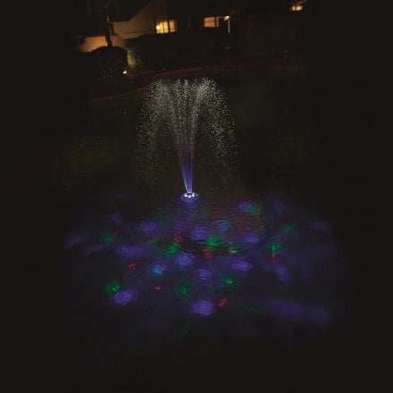 Плаваючий фонтан для басейну Bestway 58493 "Світлове Шоу" з LED підсвічуванням. Працює від акумулятора - 6