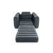 Надувное кресло Intex 66551, 224 х 117 х 66 см, черное - 7