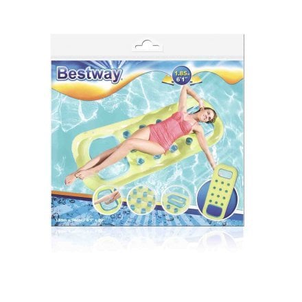 Пляжный надувной матрас с подголовником Bestway 43110, 185 х 74 см - 7