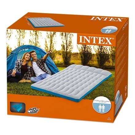 Надувний матрац Intex 67999-1, 127 х 193 х 24 см, із двома подушками, насосом. Полуторний - 3