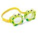 Дитячі окуляри для плавання Intex 55603 «Жаба», розмір S (3+), обхват голови ≈ 48-52 см, зелені - 2