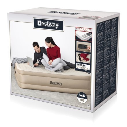 Надувная кровать Bestway 69050, 152 х 203 х 46 см, встроенный электрический насос. Двухспальная - 4