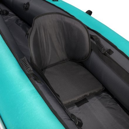 Одномісна надувна байдарка (каяк) Bestway 65118 Ventura Kayak, 280 х 86 см, (весло, ручний насос) - 15
