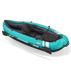 Одноместная надувная байдарка (каяк) Bestway 65118 Ventura Kayak, 280 х 86 см, (весло, ручной насос)