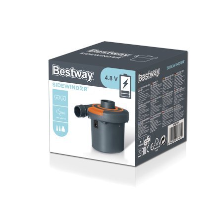 Электрический насос для надувания Bestway 62155 от сети (портативный элетрический USB насос на аккумуляторах) - 9